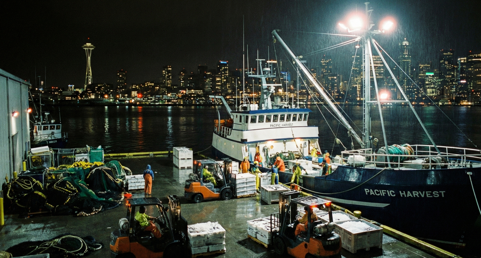 Dark at Seattle Harbor