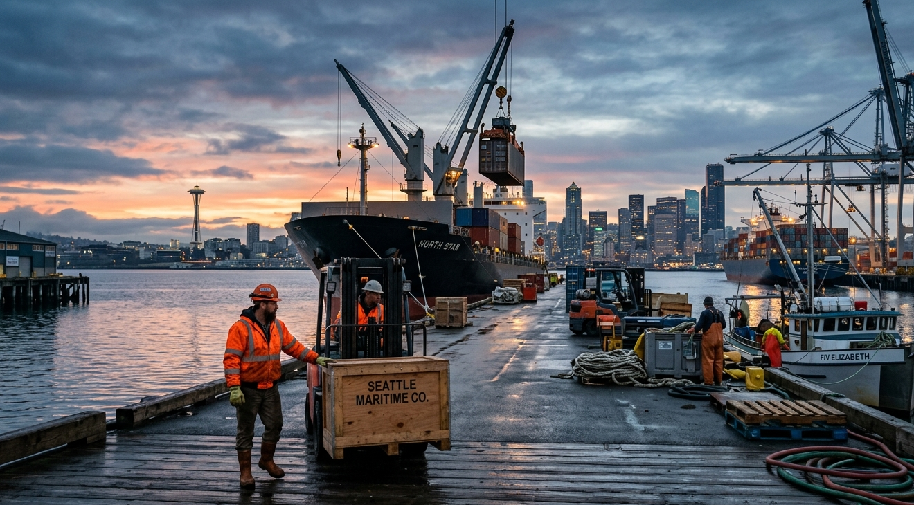 Dockside Dawn: A Morning Inside Seattle’s Working Waterfront