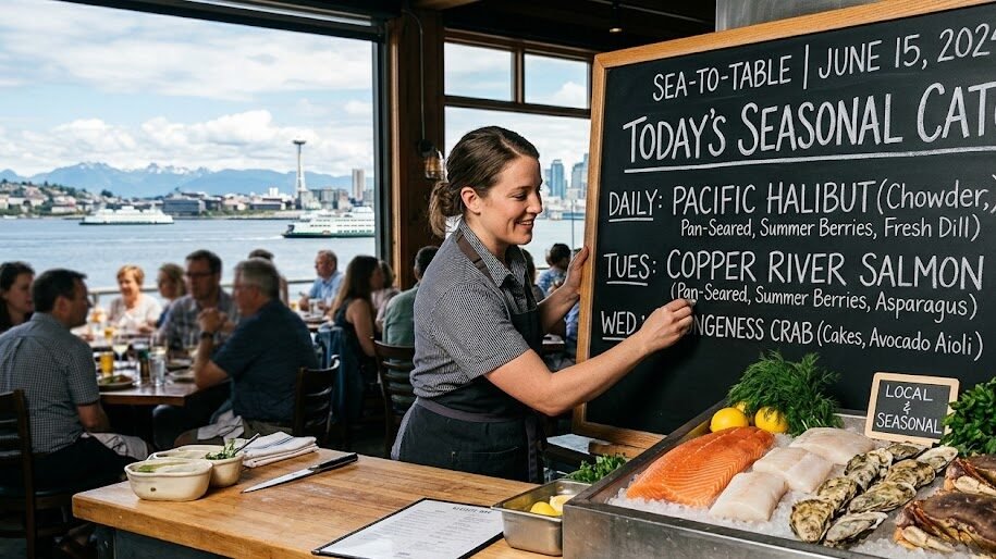 How Seattle’s Restaurants Build Menus Around Seasonal Seafood